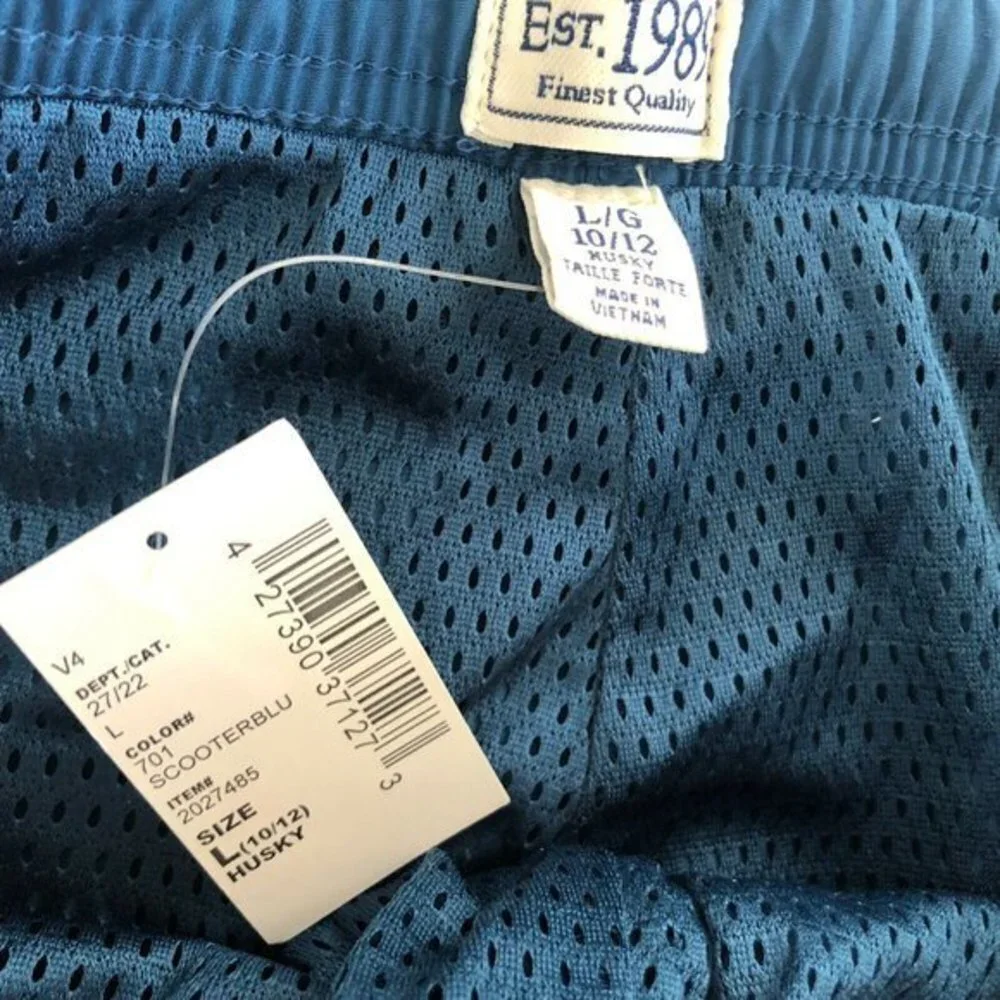 The Children's Place Boys' Big Active Wind Pants Large 10-12 Blue Husky